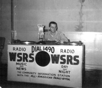 photo of Ronnie Powell sitting at WSRS Remote Unit