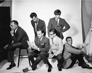 Adam Jones with Gerry Fordyce, Terry Armstrong, Gene Snyder, Joe Fletcher, Russ Wittberger at WOWI in 1964